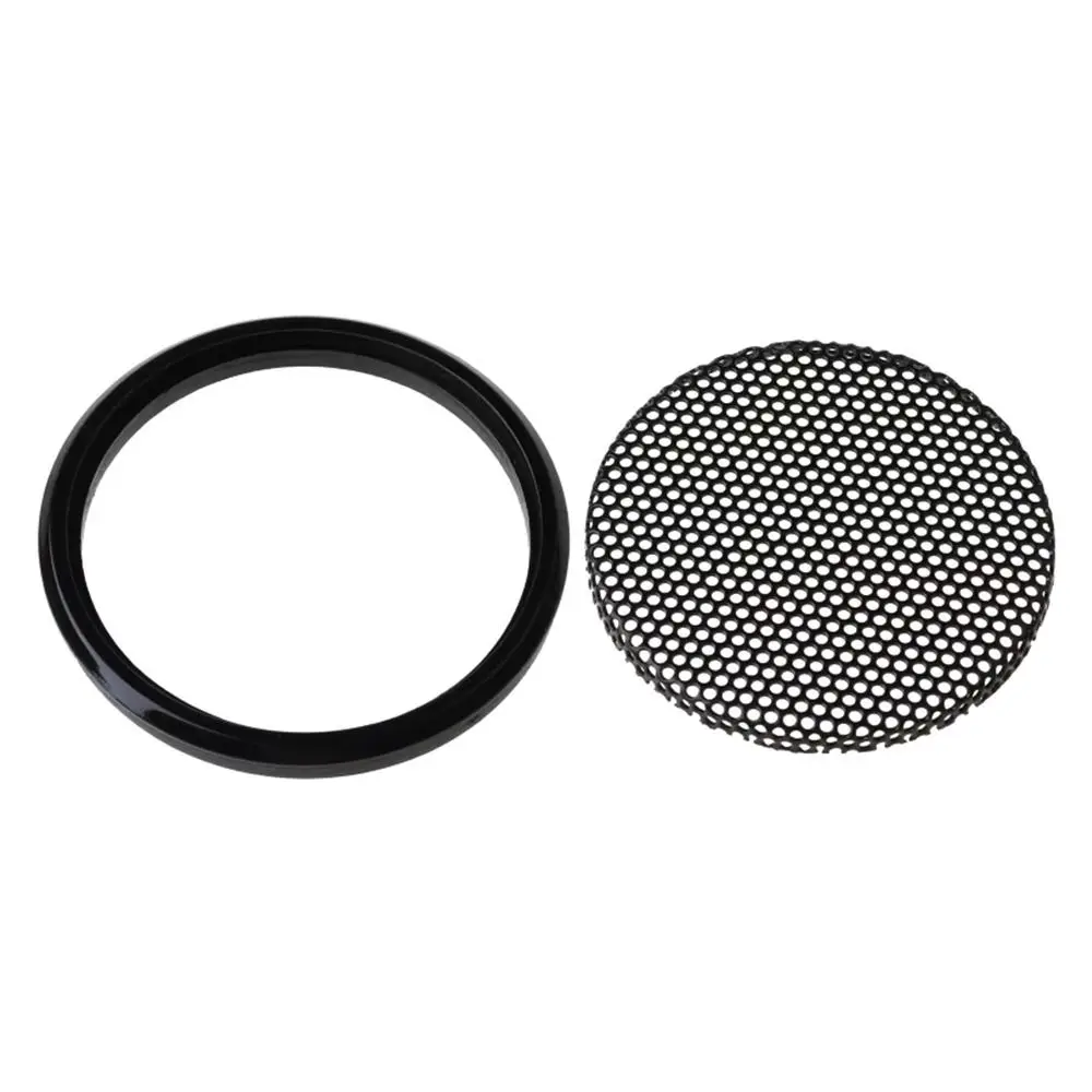 1Pcs 1/2/3/4/5/6Inch Car Speaker Grill Mesh Black 6.5Inch Horn Protective Cover Decorative Ring Round Speaker Enclosure Net