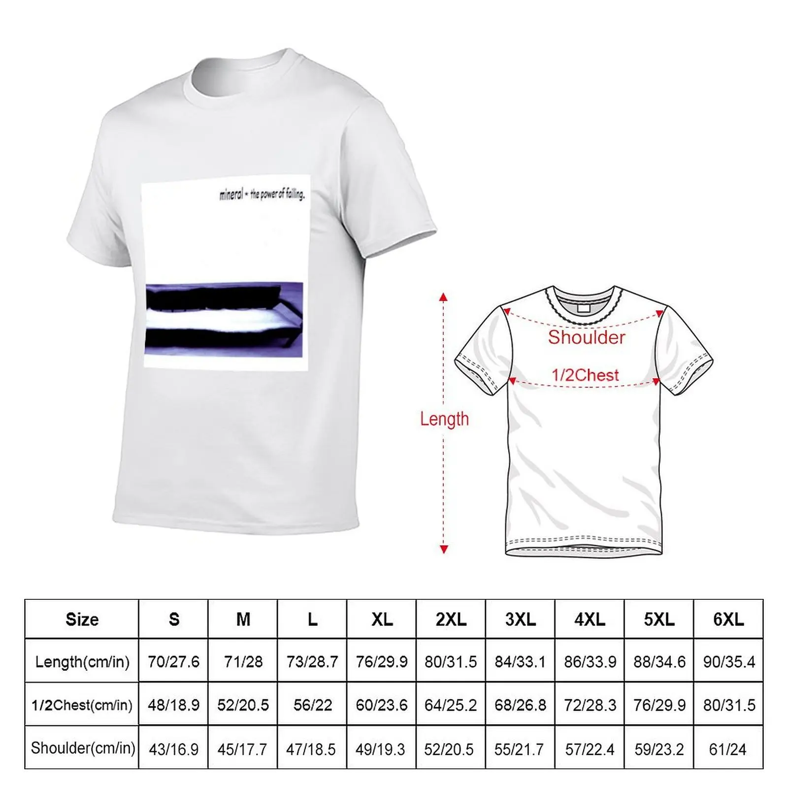 Mineral - the power of failing. T-Shirt men t shirt cotton 100% man t shirt luxury mens graphic t shirts T-shirt