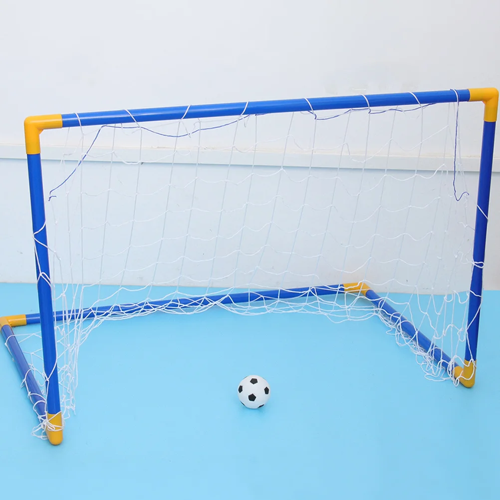 Children's Football Goal Net Frame Foldable Indoor and Outdoor Sports Toys Portable Soccer Goals Mini Plastic Toddler