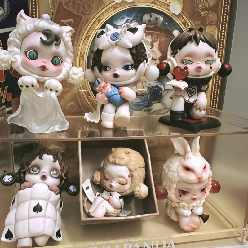 Oryginalna Skullpanda codzienna seria Wonderland pudełko z niespodzianką zabawki Kawaii Anime figurka niespodzianka tajemnicze pudełko lalki dziewczyny prezent