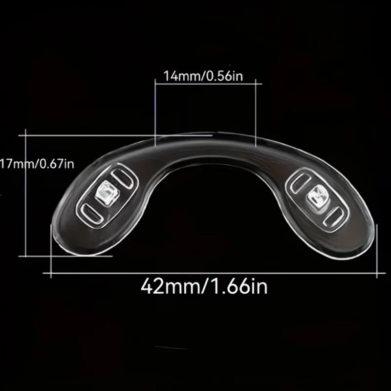 5/10Pcs U-Shaped Silicone Nose Pads, Soft Comfortable Anti-Slip Anti-Indentation Eyewear Nose Cushions, Fits Most Glasses