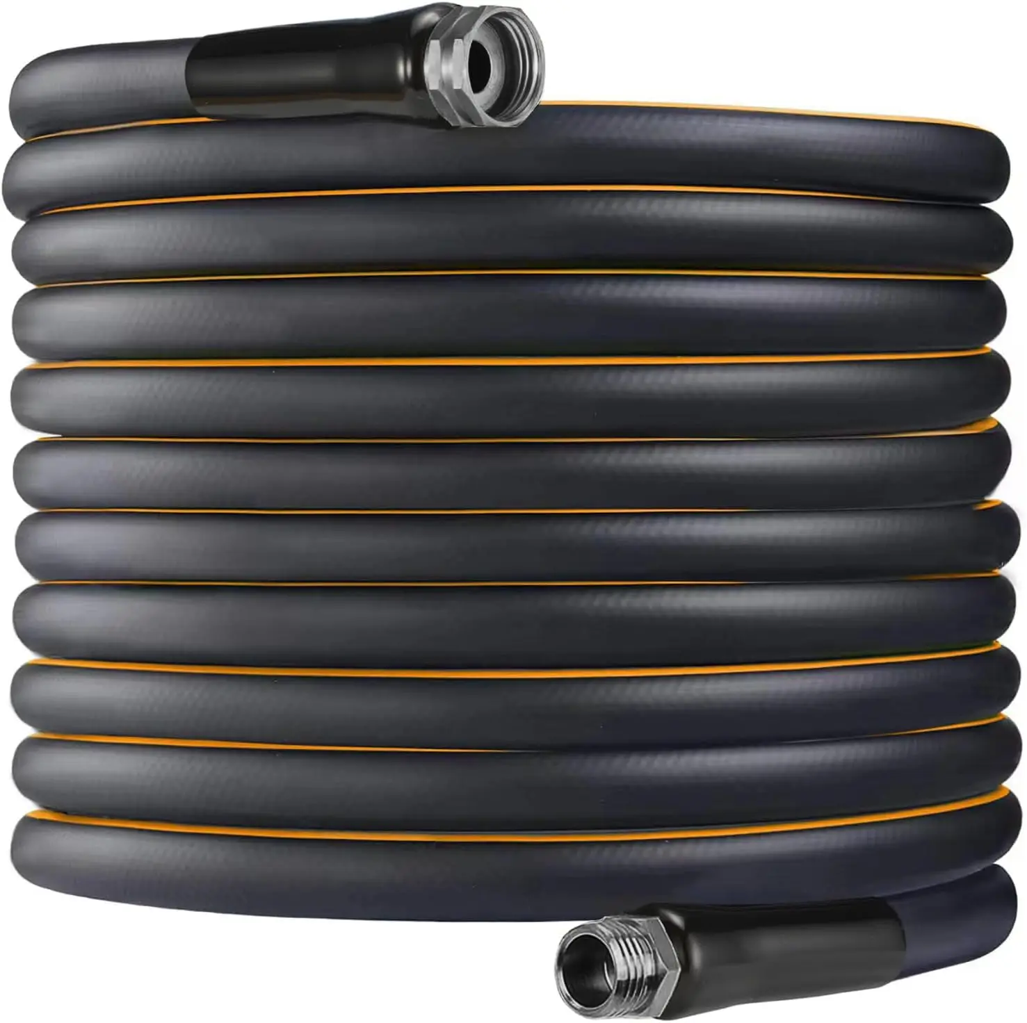 

200ft Heavy Duty Garden Hose, 5/8 in Flexible Water Hose with 600 psi Burst Resistance and Kink-less Design