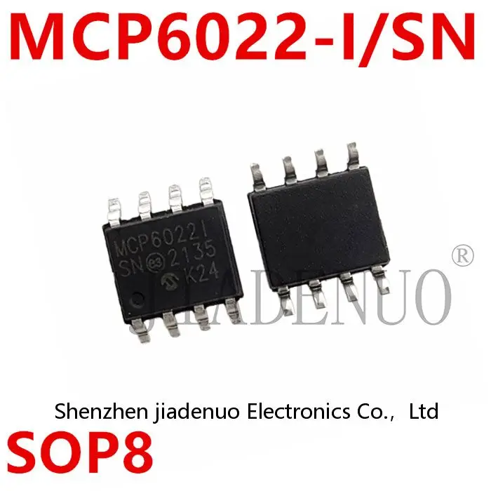 (5-10pcs)100% New MCP6022-I/SN MCP6022I patch SOP-8 chipset