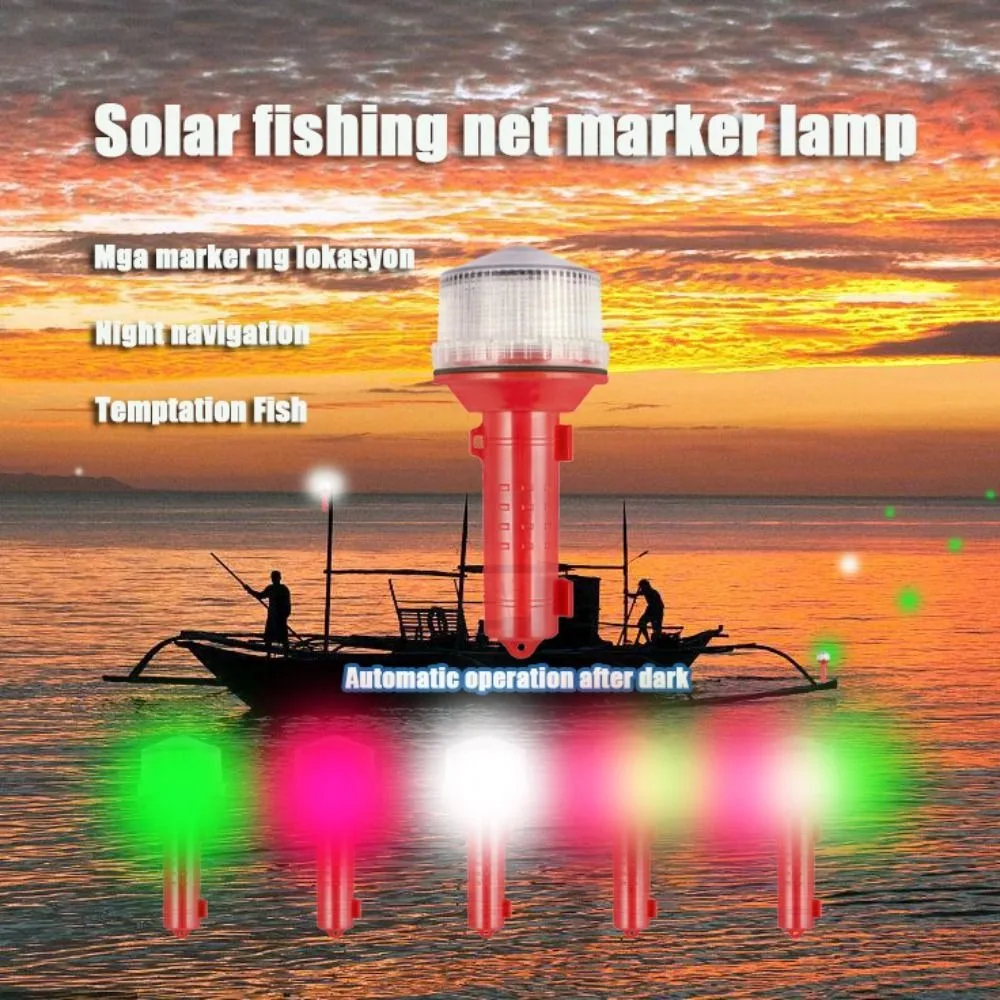 

Портативная пластиковая солнечная сетка Mark Light Водонепроницаемая солнечная зарядка Солнечные лампы Наружное освещение Морской навигационный свет Открытый