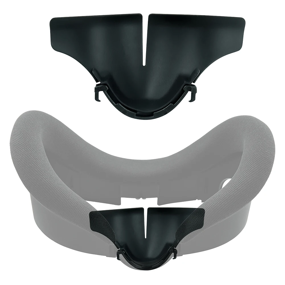 Cojín de silicona para la nariz VR, transpirable, antifugas, cubierta para la nariz VR, lavable, cómodo para accesorios de auriculares Meta Quest 3
