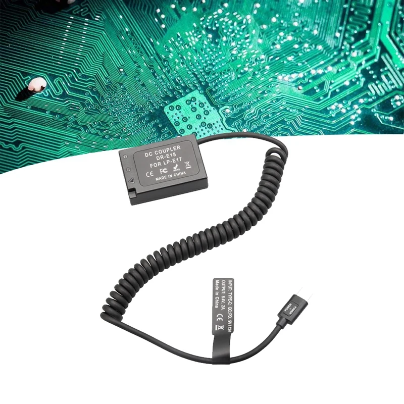 カメラアダプターACK-E18 LP-E17 DR-E18キヤノン850d 800d 760d 750d 77d t6i t6s t7i x9iRpアクセサリー用