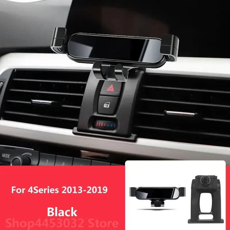 

1 комплект держателя сотового телефона с основанием для BMW F32 F33 4 серии 2013-2019, подставка для воздуховыпускного отверстия, аксессуары для гравитационного кронштейна GPS