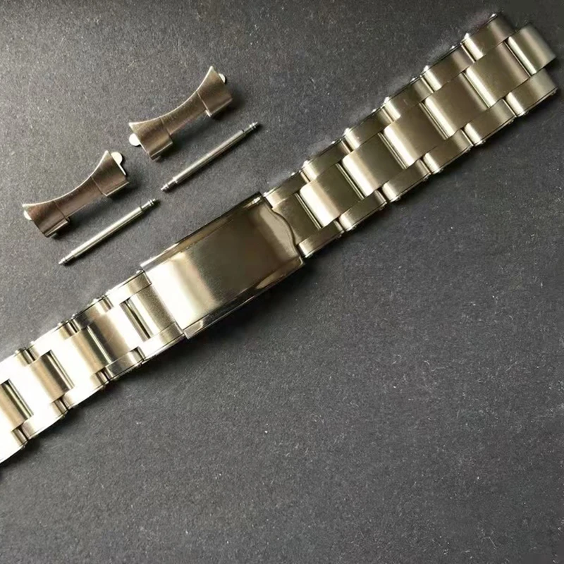 Stainless Steel Vintage Watch Band Bracelet For Submariner 5513 Watches, 19mm 20mm, Aftermarket Watch Parts