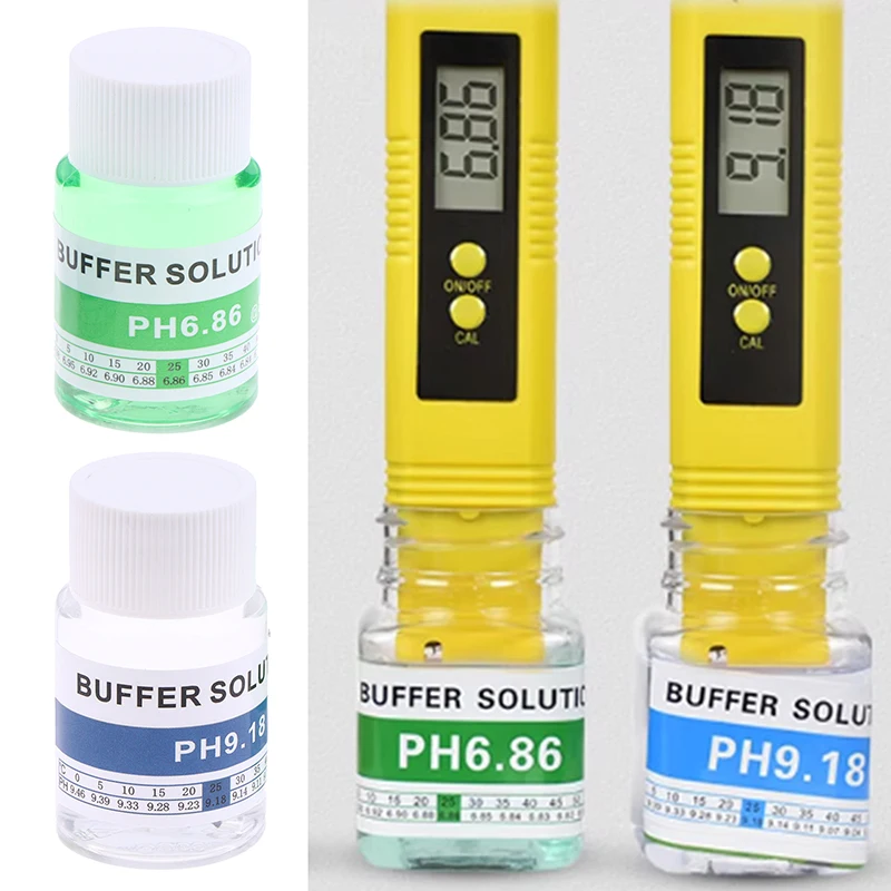 30ML PH Buffer Calibration Solution 1382ppmEC/μS Precise Conductivity Salinity Calibration Solution PH Meter Buffering Agent