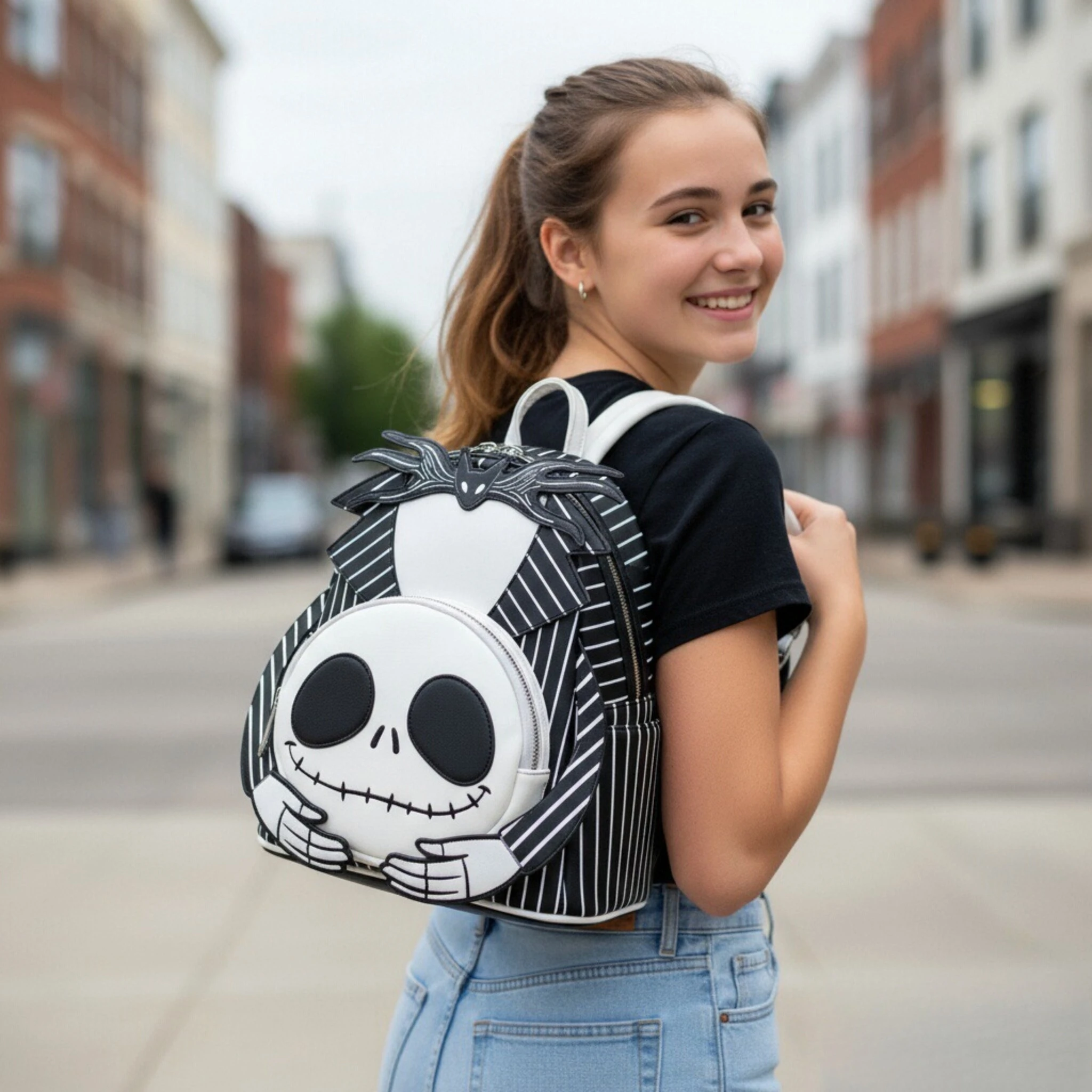 

Monster Academy Jack Travel Backpack Cute Cartoon Character Women'S Bag Double Shoulder Backpack Gift