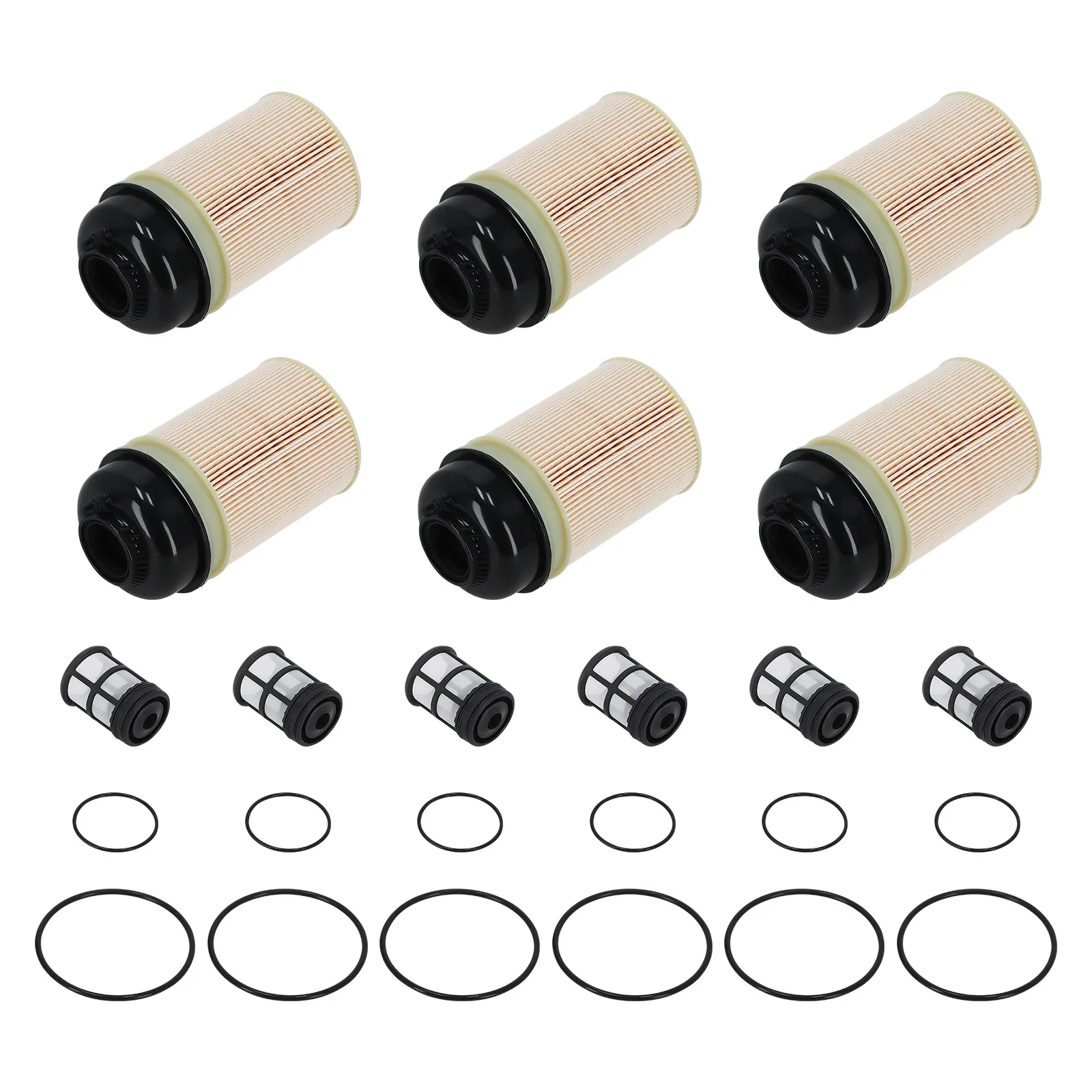 6PCS Upgrade  Diesel Fuel Oil Filter Insert Kit for DDE Gen 5 Engine A4720921705