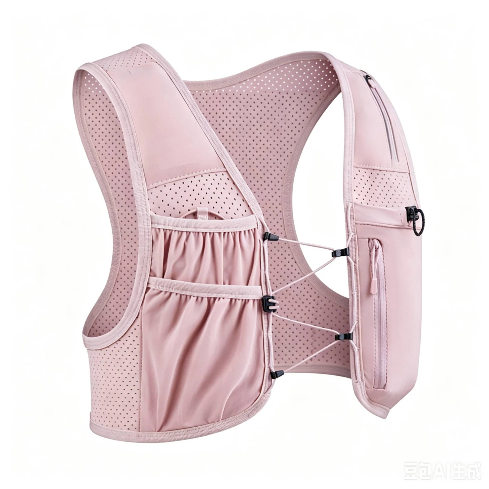 Running Water-Carrying Vest Lightweight Water-Carrying Vest with Pockets Breathable Gear for Runners, Joggers, Outdoor Training