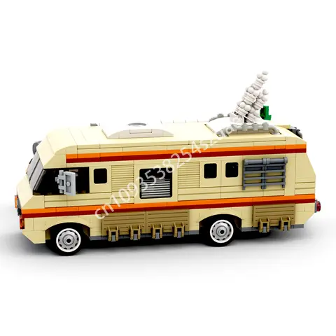 ตัวต่อ MOC Breaking Bad Caravan City Champions จำนวน 683 ชิ้น ของเล่นตัวต่อประกอบเอง ไอเดียของขวัญคริสต์มาส ของขวัญวันเกิด