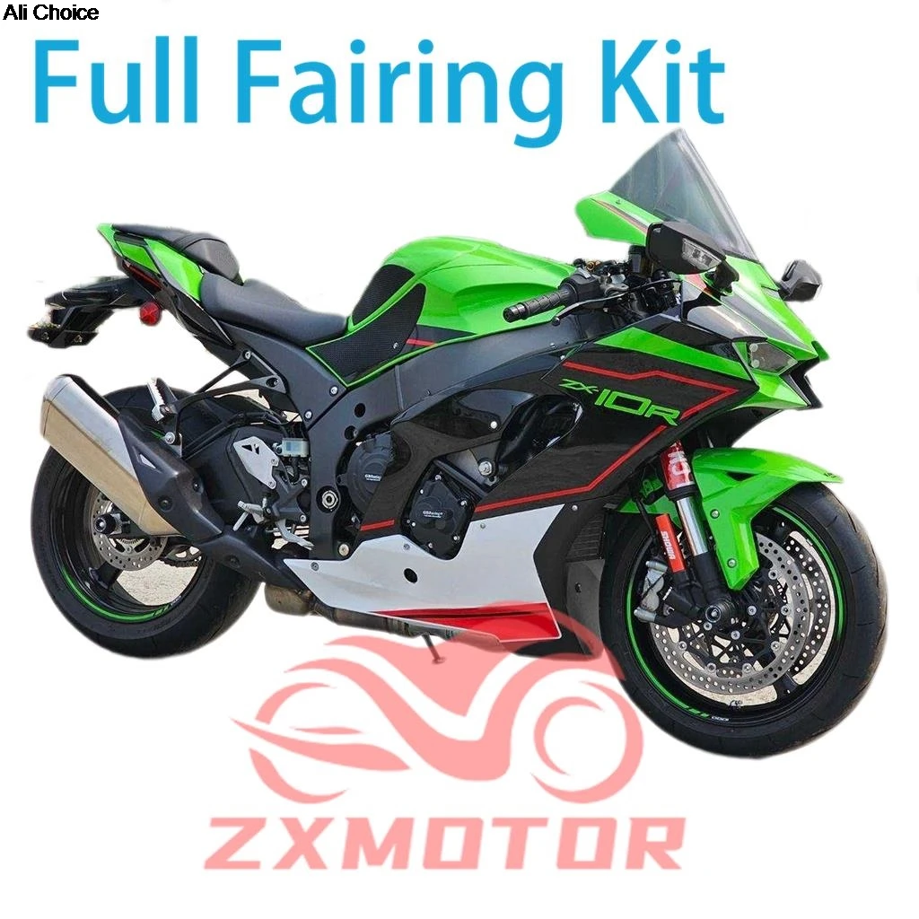 

Подходит для Ninja ZX10R 2021 2022 2023, комплект обтекателей, детали ZX-10R 21 22 23, обтекатели для спортивного велосипеда, обтекатели мотоцикла