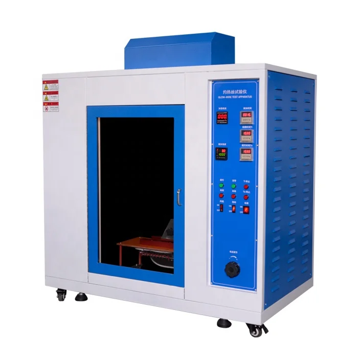 IEC60695 IEC60335 Glow Wire Combustion Resistance Testing Machine Flammability Temperature Tester Flammability Test Chamber