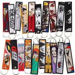 Chaveiro Cosplay Anime Para Mulheres, Tag De Chaves Bordadas, Saco De Corrente Chave, Acessórios Charm