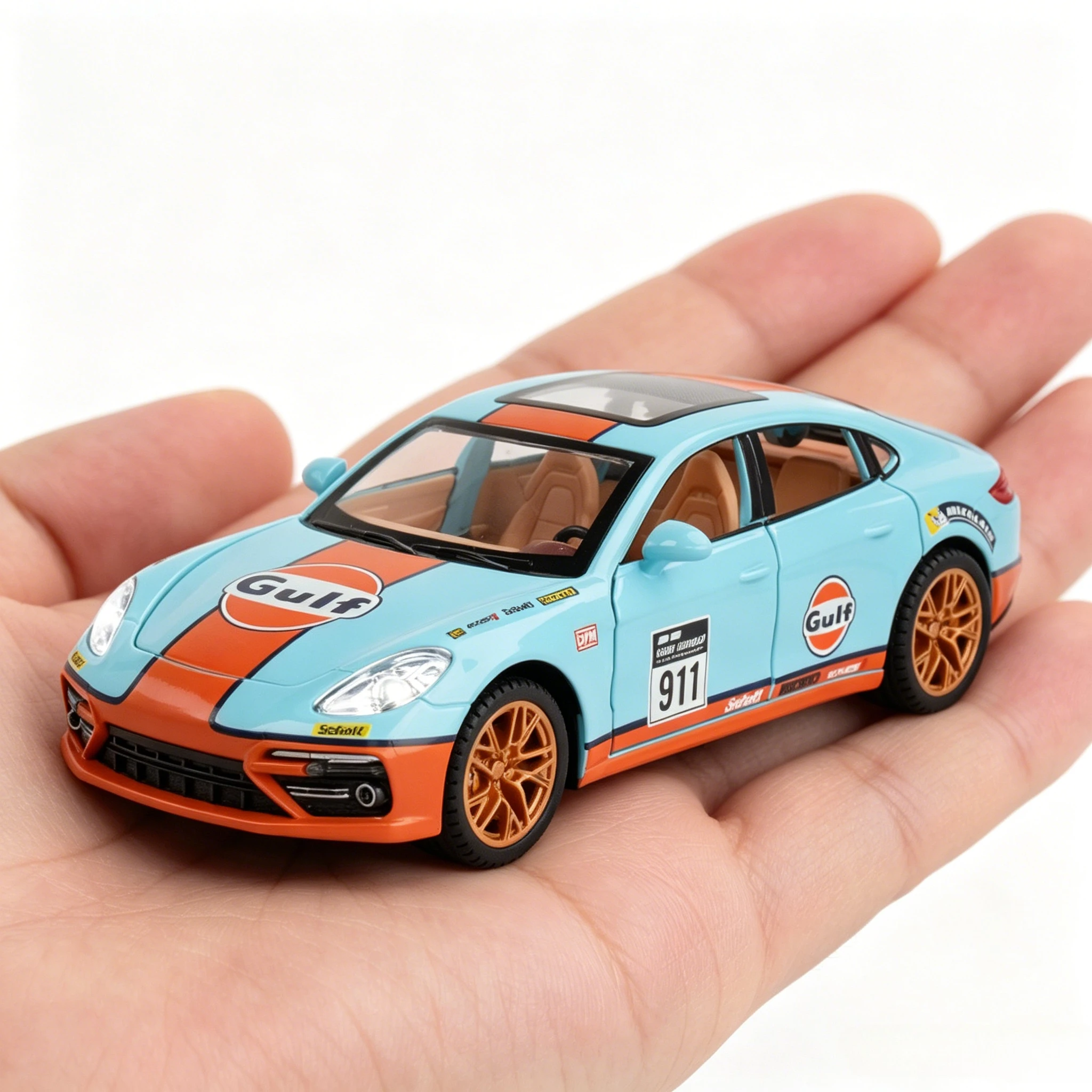 

1:24 Panamera Supercar Alloy Diecasts & Toy Vehicles Metal Toy Car Model Sound and light Collection Toy