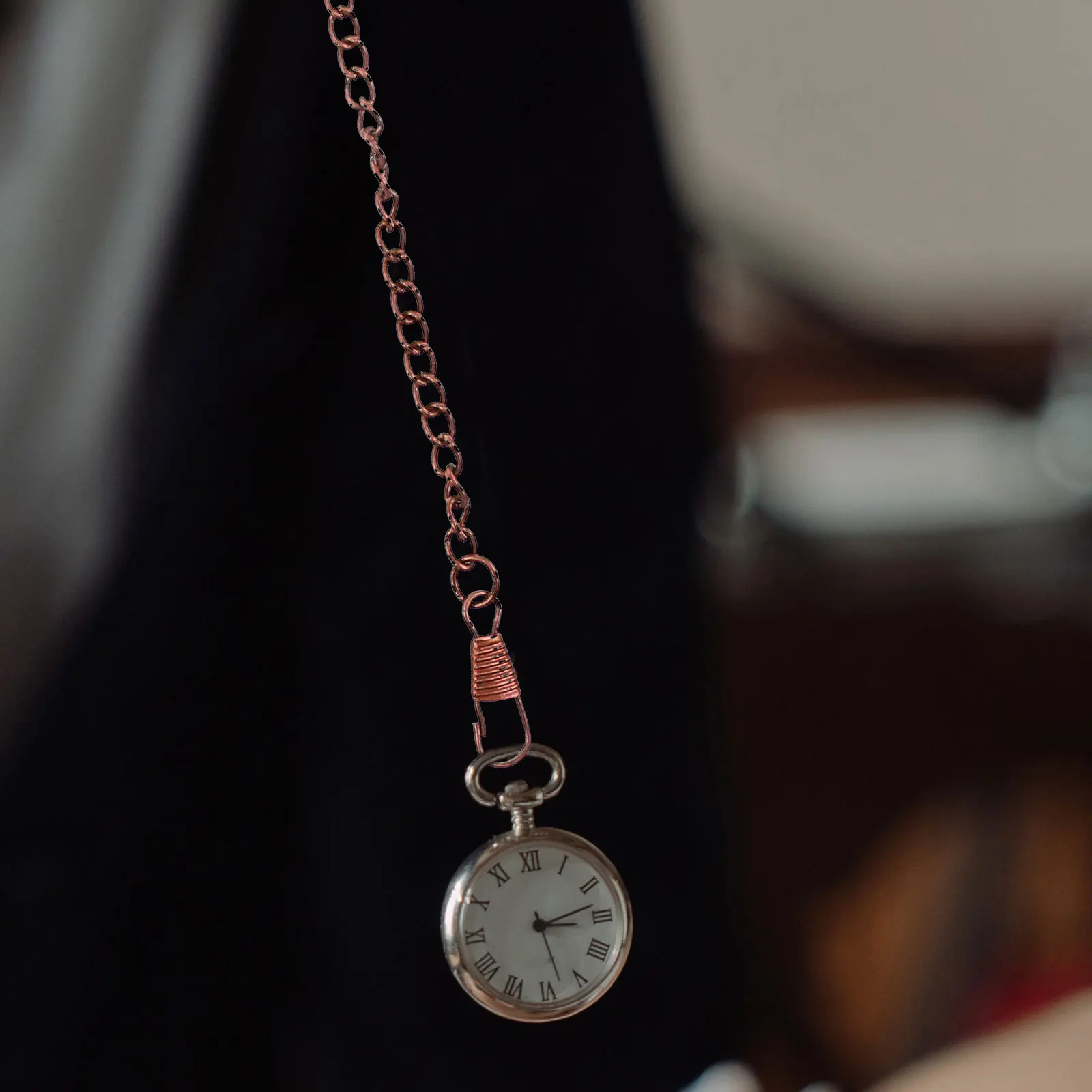 Catene per orologi da tasca da 3 pezzi Catene per cinture in lega vintage Portachiavi con fibbia in metallo durevole Retro smontato