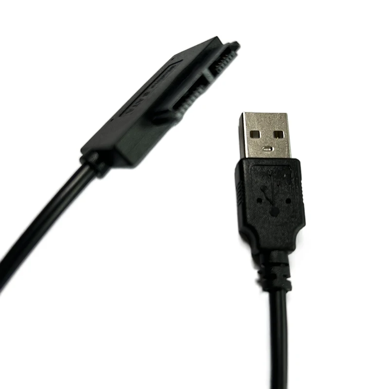 USB 2.0 미니 Sata II 7 + 6 13 핀 어댑터 컨버터 노트북 CD/DVD 드라이브 데이터 코드 어댑터