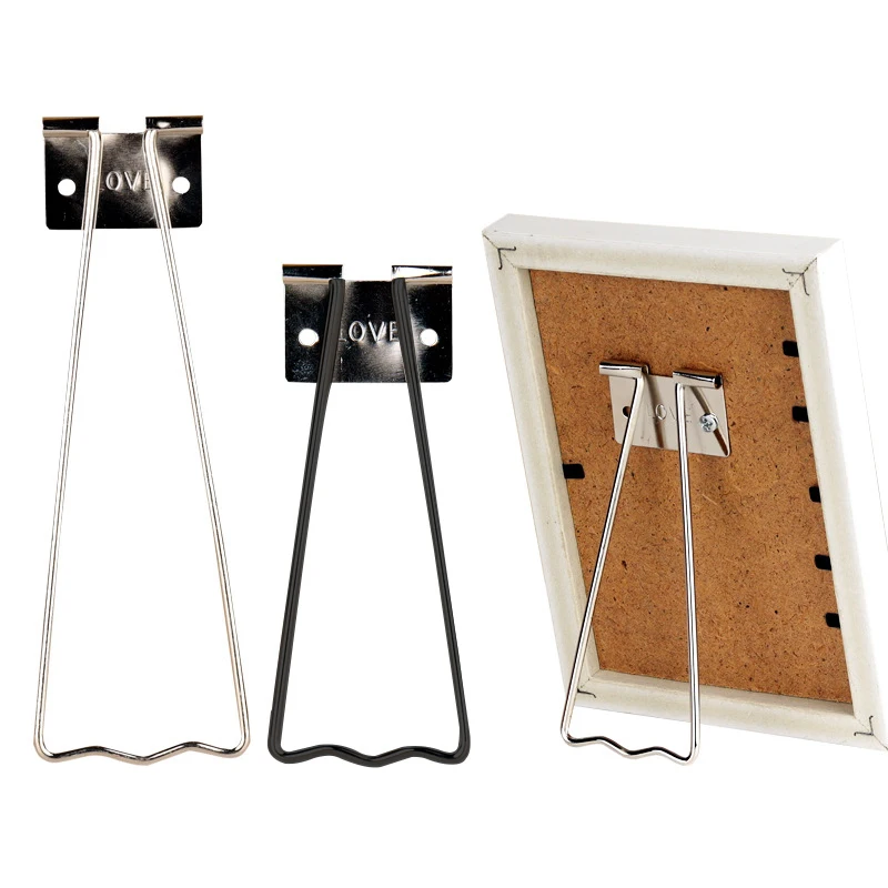 【Photo Frame Easel Back Stand Exquisite Decorative Hardware Art Crafts Display Rack Display Easel Back Board Holder】