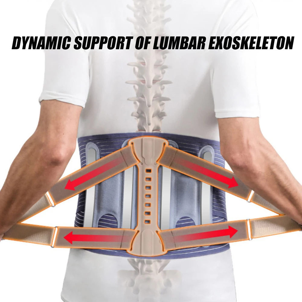 Back Brace, Immediate Relief From Back Pain, Herniated Disc, Sciatica, Scoliosis Breathable Waist Lumbar Lower Back Support Belt