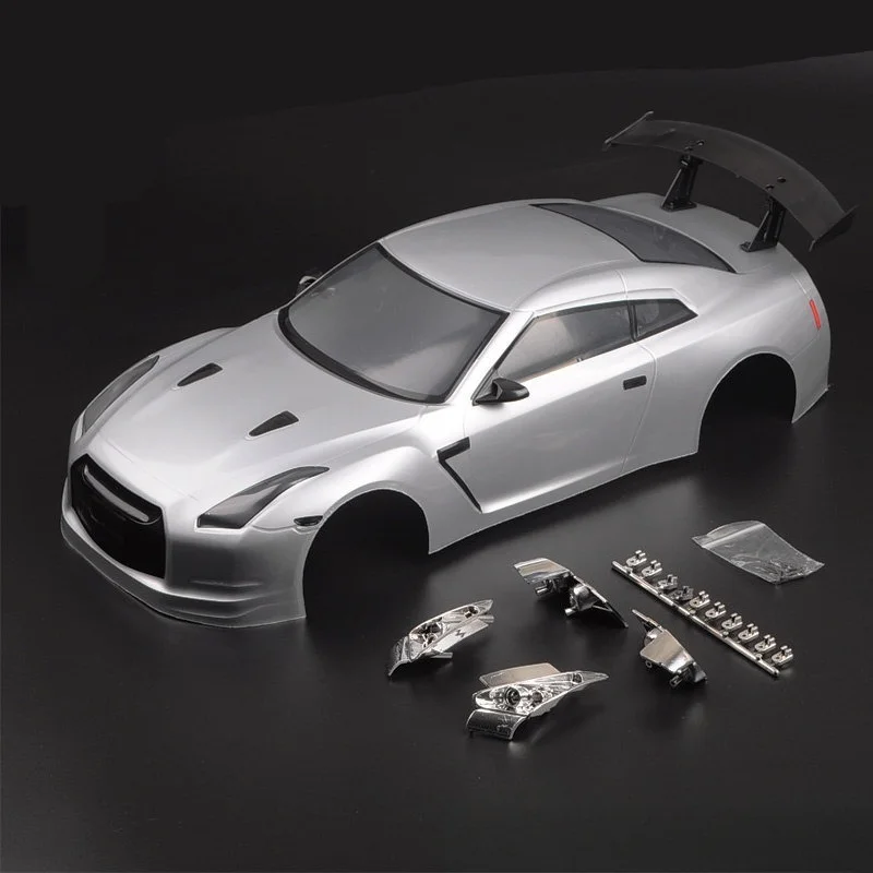RC Drift Clear Model Car Body Shell 1/10 Scale 190mm With Light Cup Rear Wing customizable size Hobby Competition Accessory