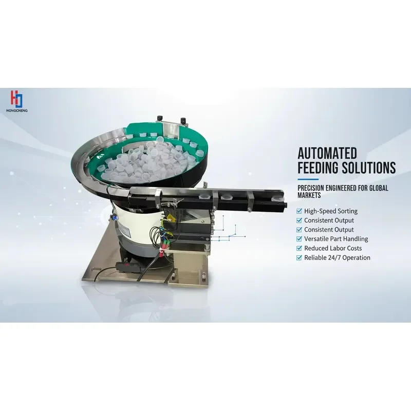 CE Certificate Automatic Vibratory Bowl Feeder for Bottle Caps SUS304 Stainless Steel Capping System High Speed Sorting