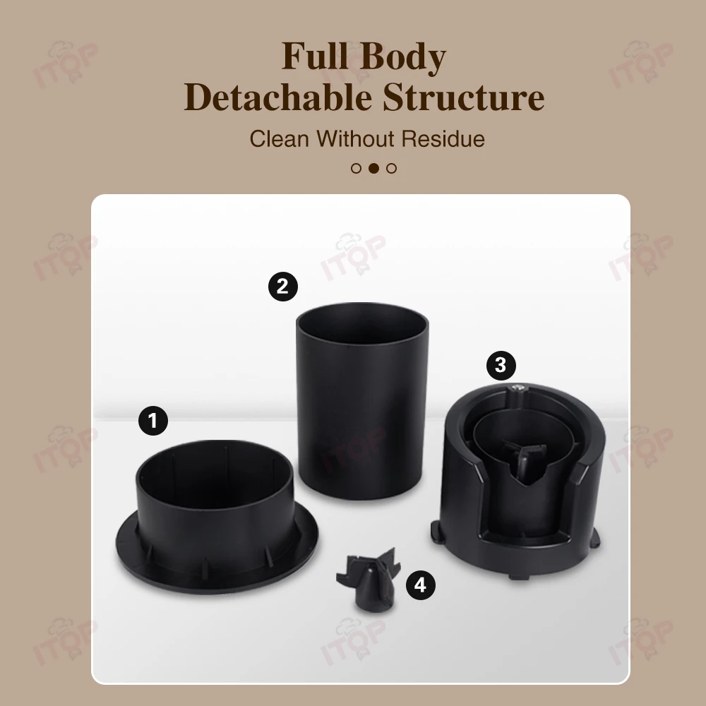 ITOP CPCR-2 nettoyeur de porte-filtre 58mm nettoyeur de porte-filtre à café expresso électrique Commercial pour café café Type de dessus de Table