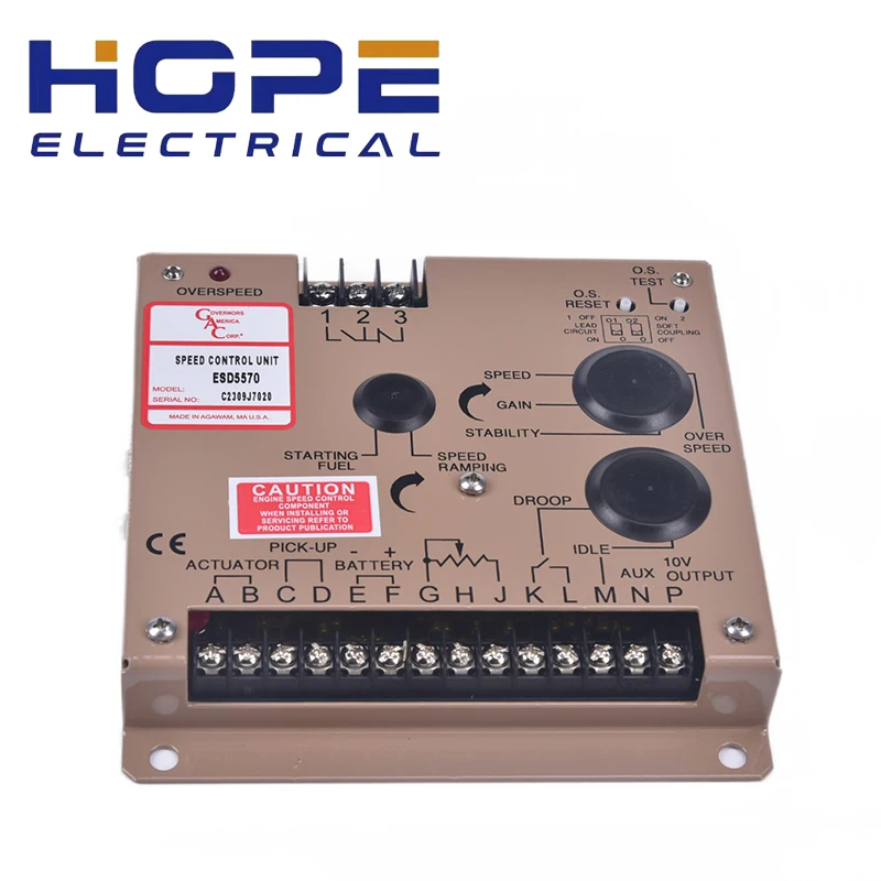 

ESD5570E Diesel Generator Electronic Speed Control Board Speed Controller Engine Parts ESC Electrical Control Board