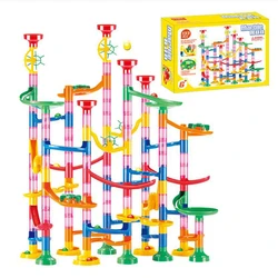 Marble Run Building Blocks Slide Toys For Children DIY Track Pipe Blocks Maze Balls Creativity Constructor Educational Toys Kids