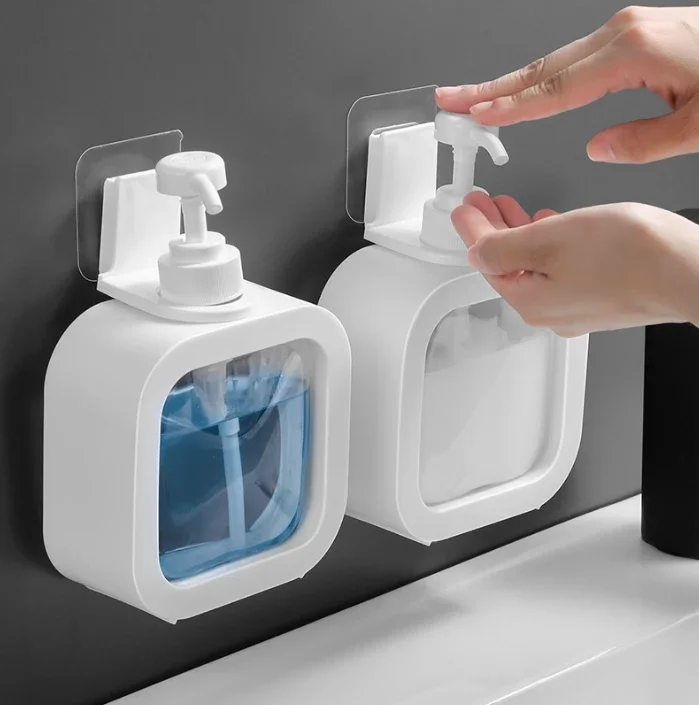 موزعات صابون حمام قابلة لإعادة الملء ، شامبو ، حامل جل استحمام ، زجاجة مضخة حمام فارغة متنقلة للسفر ، زجاجة مضخة استحمام