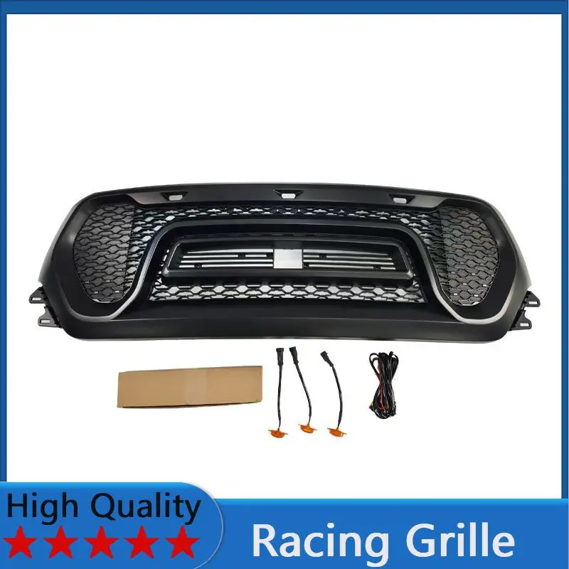 

For Dodge Ram 1500 2019-2021 Racing Grille Front Bumper Grill Body Kit Accessories - Mesh Style