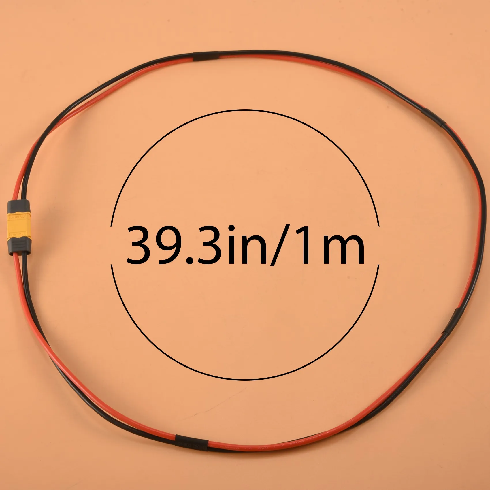 Sports E-Bike Power Extension Cable XT60 Male / Female to Conector Plug 14Awg High Temperature Resistant Silicone Cable,1M