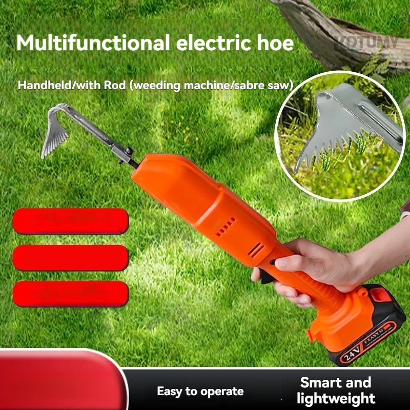 

Cordless Lithium-ion Handheld Weeder, Portable Small Garden Lawn Mower