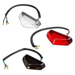 Motorcycle LED Tail Light 12V License Plate Lamp 12LED Motorbike Rear Stop Light Headlight Fender Taillight