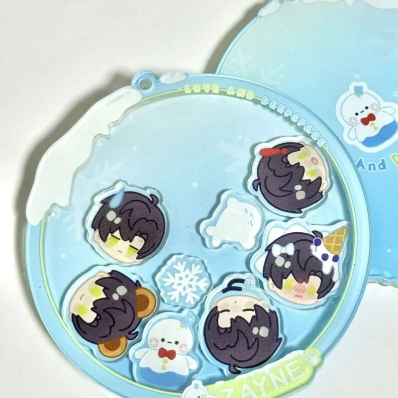 Love and Deepspace Sylus Xavier Rafayel Zayne Personality Creative Anime Game Peripherals Acrylic Shake Cartoon Backpack Pendant