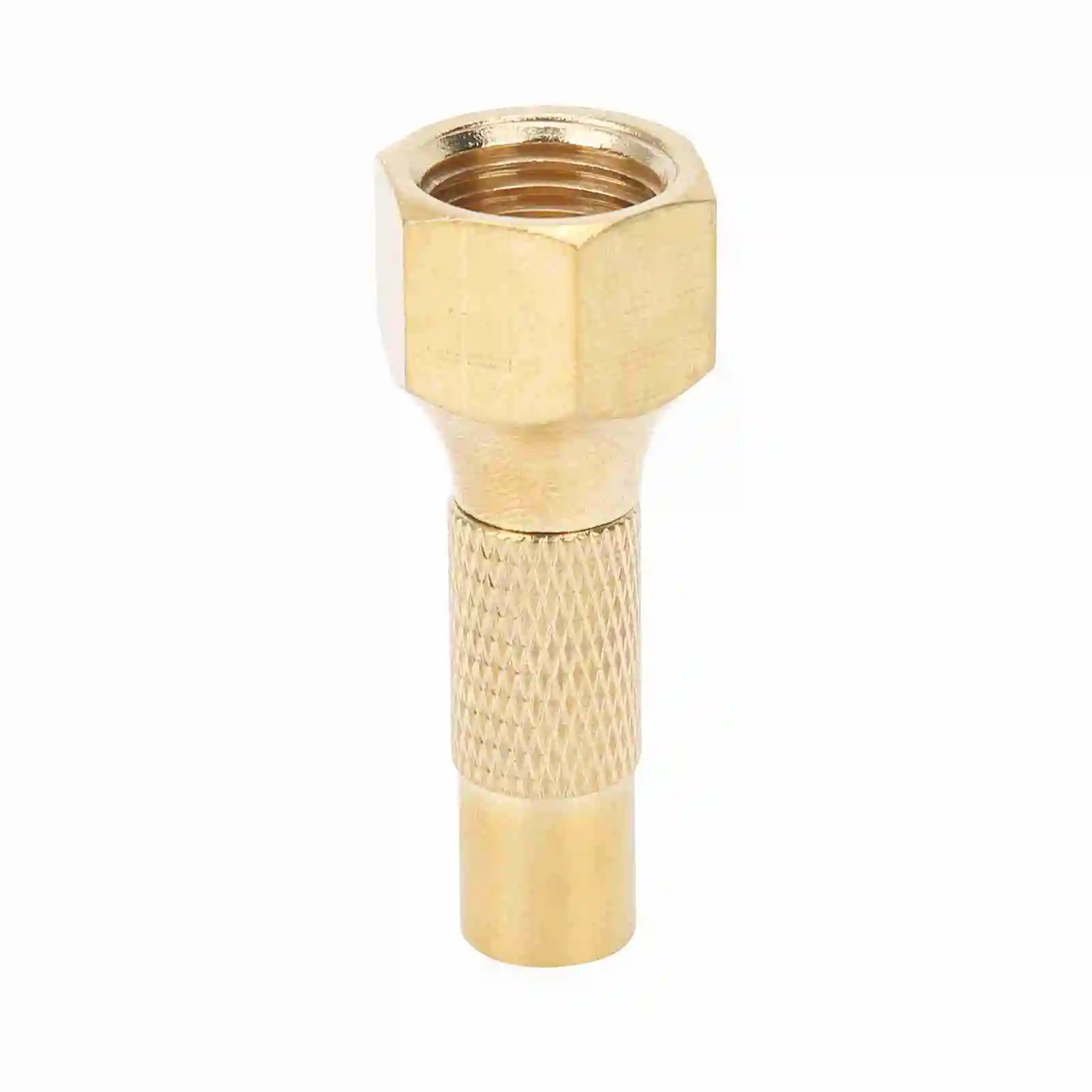 Twist-On Air Chucks Portable Brass Tyre Inflation Valve 1/4in NPT Internal Thread for Car Bike Motorcycle Tire Inflate Tool new