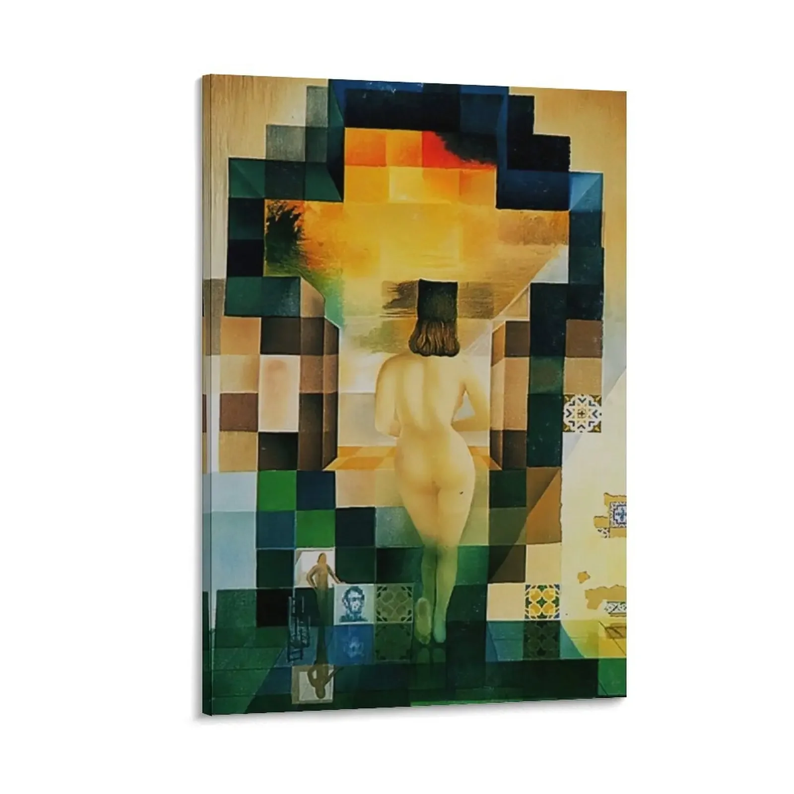 

Lincoln in Dalivision by Salvador Dalí Canvas Painting Wall decoration poster anime posters house decoration home decor