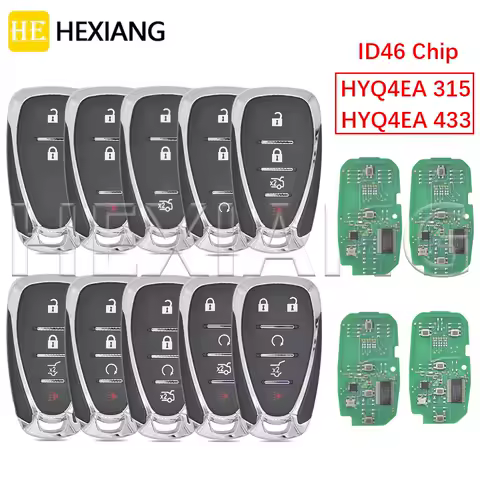 HE 315/433MHz ID46 Chip Car Remote Key For Chevrolet HYQ4AA HYQ4EA Malibu Cruze Spark Camaro Equinox Volt Blazer Traverse Sonic