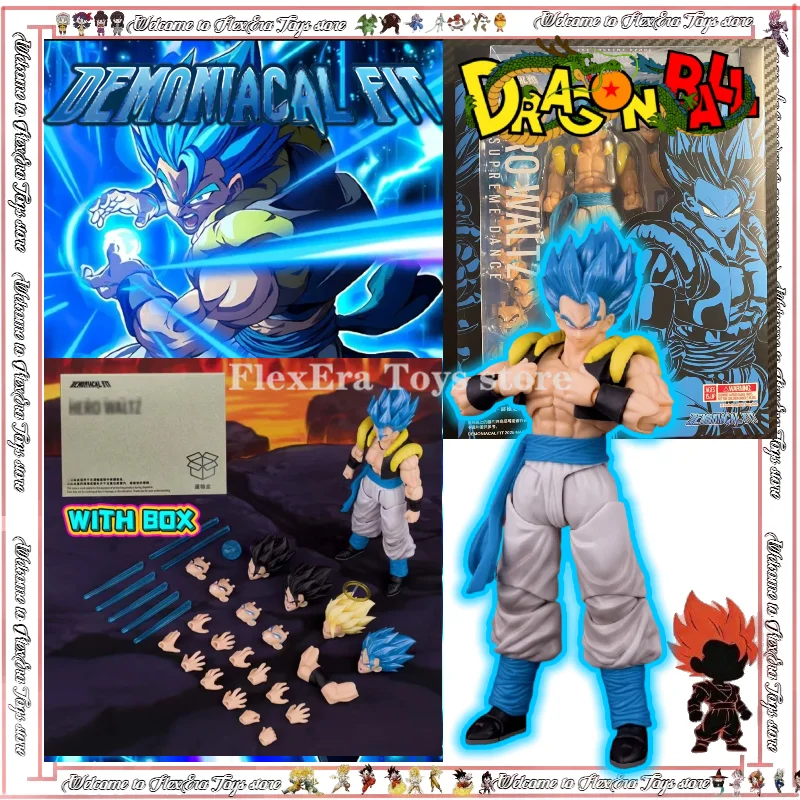 

【In Stock】Demoniacal Fit SSJ Blue Gogeta Figure Dragon Ball SHF Hero Waltz Ultimate Dance Gogeta Action Figure Toy Gifts