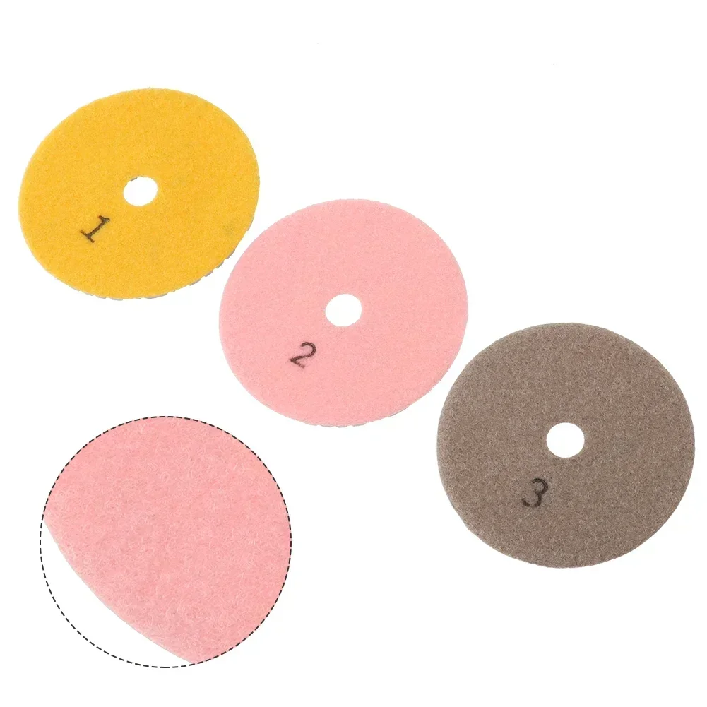 Replacement Universal Useful Polishing Pads Abrasive Tool 4inch Abrasive Wheels Diamond Tools Granite Polishing Marble Quartz