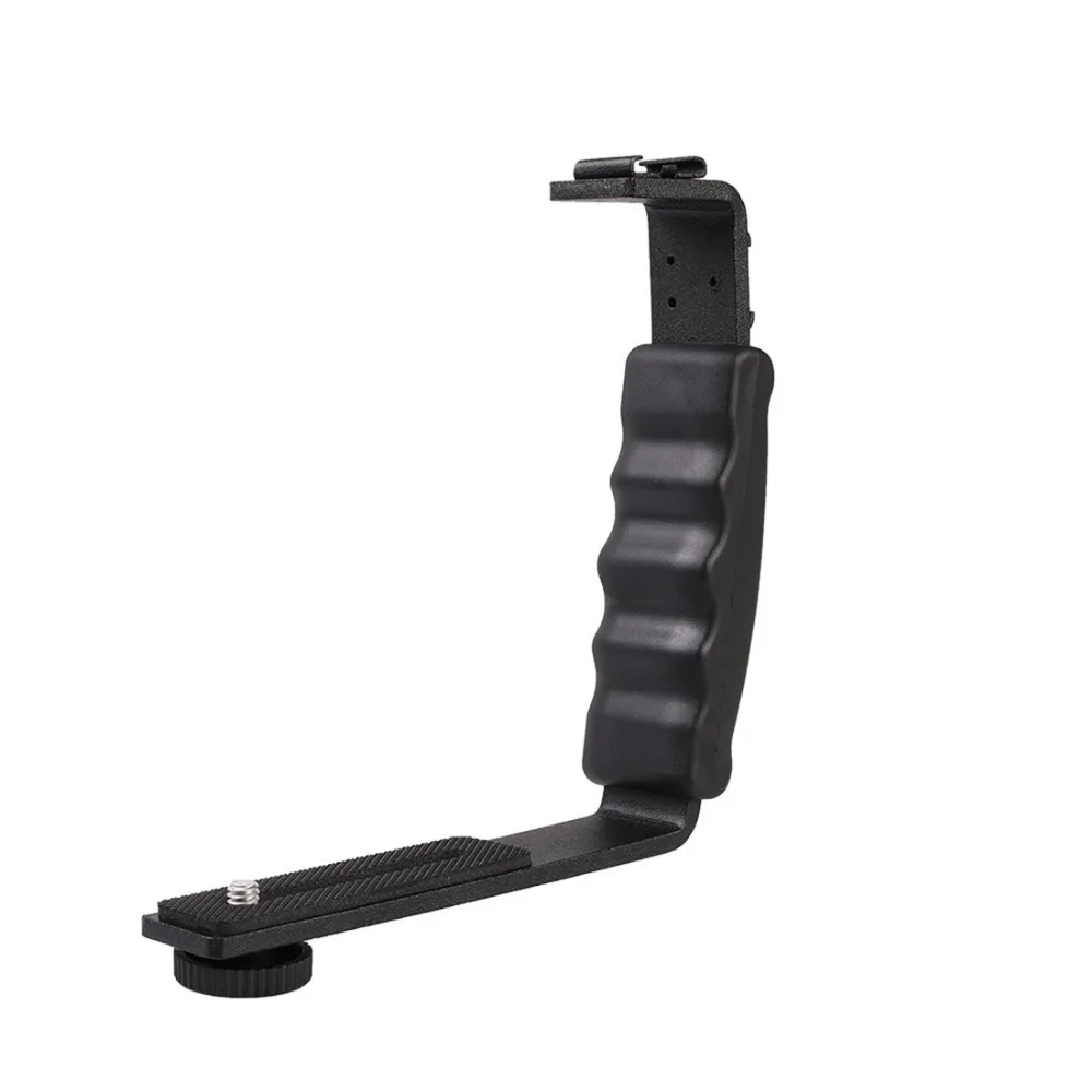 Kameraständer L-förmiger Winkel 2Shoe-Blitzhalterung DV-Halterung Tablett Dual Cold Shoe-Blitzhalterung für OSMO Mobile 3/4 Handheld Gimbal – Detail 3
