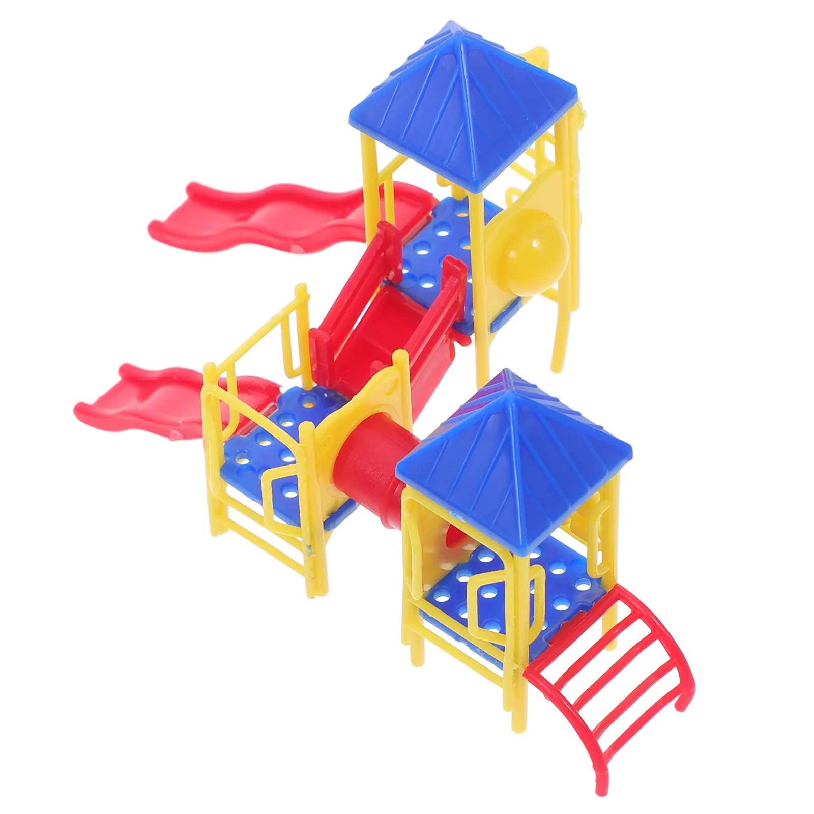 

Miniature House Slide Children Playground Building Model Kids Toys Simulation Dollhouse Furniture Accessories