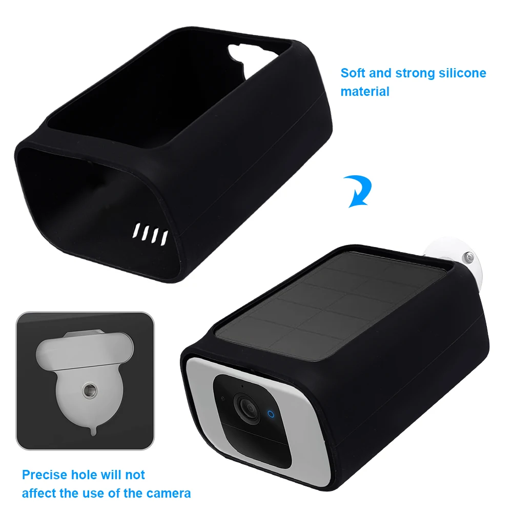 Silicone Cover Skin Against UV Rays and Rain Protective Casing Anti-Drop Camera Skin for Eufy Security Outdoor SoloCam S230(S40)