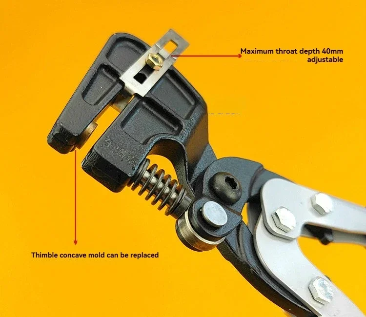 1PC Industrial Grade Heavy-duty Manual Punching Pliers, Stainless Punching Pliers, Metal Letter Punching Machine