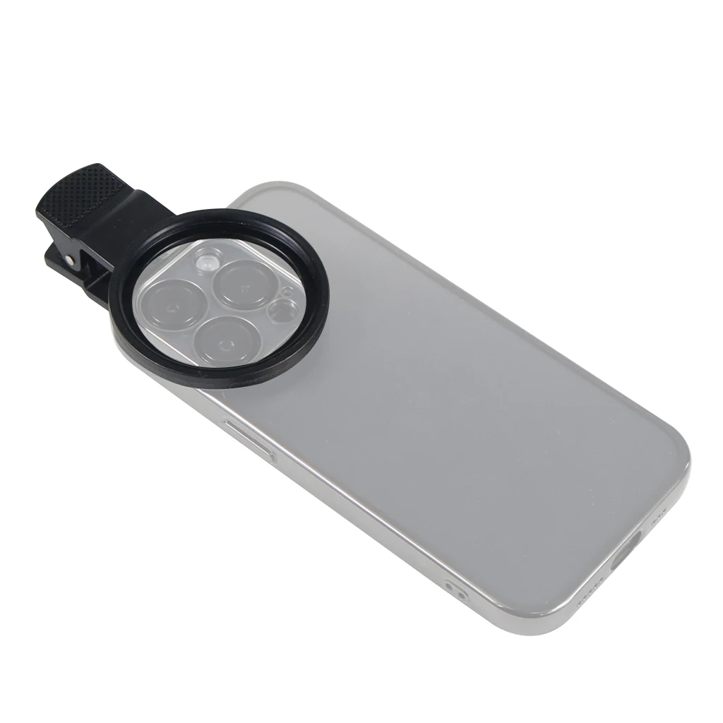 52 mm professioneller Objektivfilterring für Telefonkameras, Halterungsclip für alle Smartphones, Objektivadapter, Telefonclip, Gewinde aus Aluminiumlegierung – Detail 8