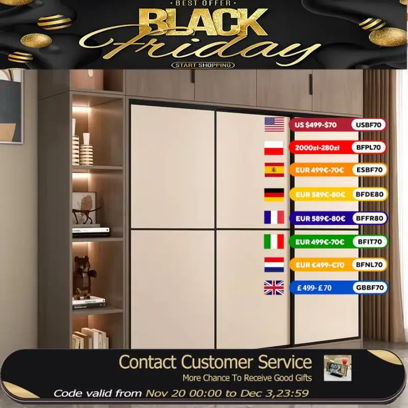 

Large Modern Nordic Wardrobes Sliding Doors Luxury Living Room Organizer Closet Storage Display Armarios De Ropa Furniture Home