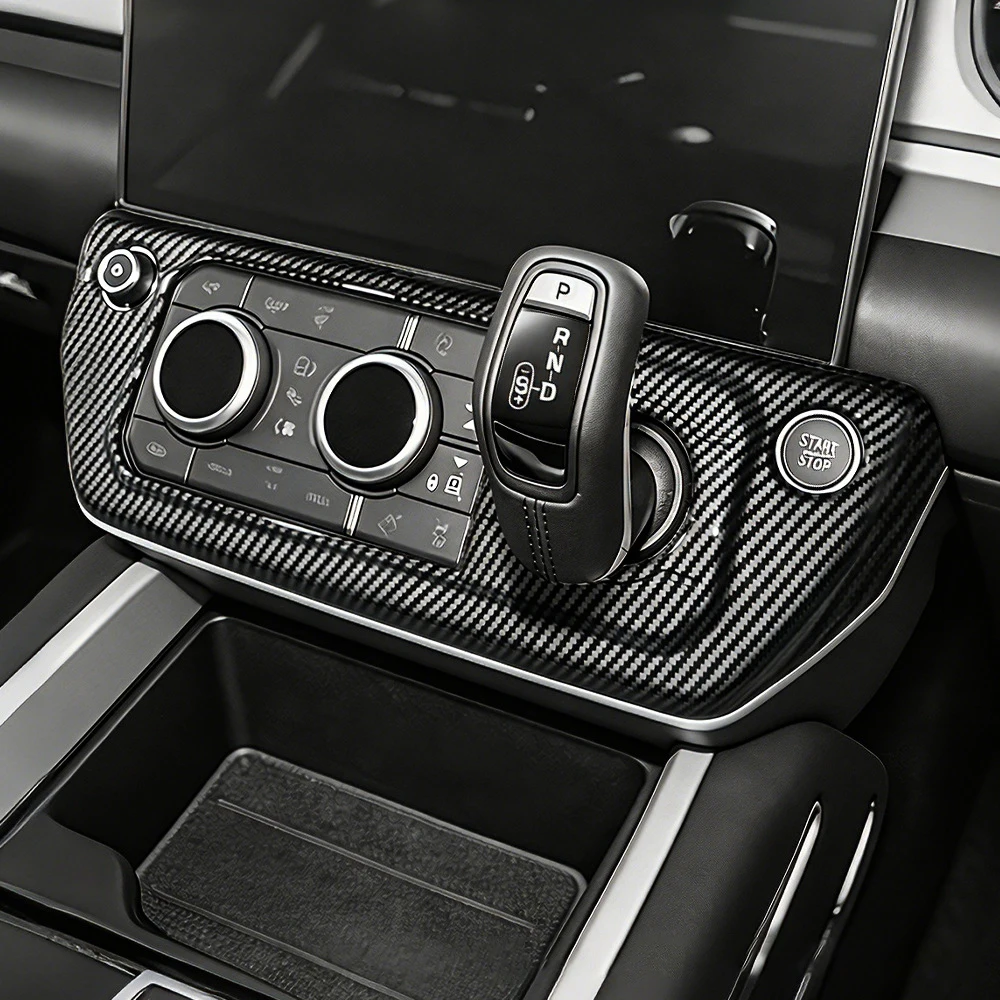 For Land Rover Defender L663 90 110 130 RHD 2026 Center Console AC Control Panel Cover Trim Interior Decoration Accessories