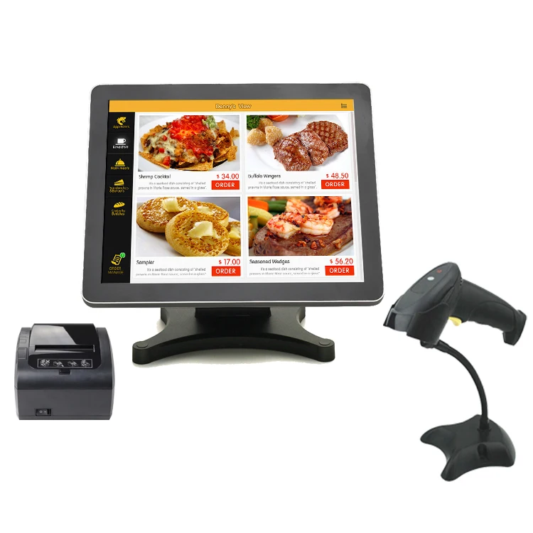 POS cash register systems toughscreen  monitor pos machine All in one pos win 10 Payment terminals