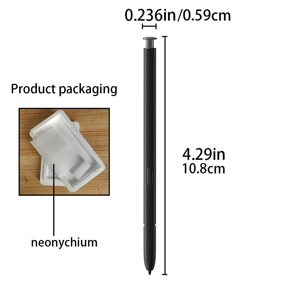 Stylus Pen Replacement For Samsung Galaxy S22 Ultra SM-S908B SM-S908U S908W Stylus Pen Touch S Pen Without Bluetooth + Tips/Nibs